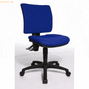 Topstar Bürodrehstuhl U50 blau ohne Armlehnen