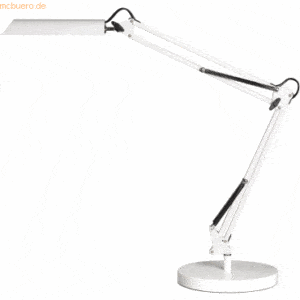 Unilux Schreibtischleuchte Swingo LED weiß Standfuß + Tischklemme inkl
