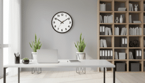 Wanduhr Büro